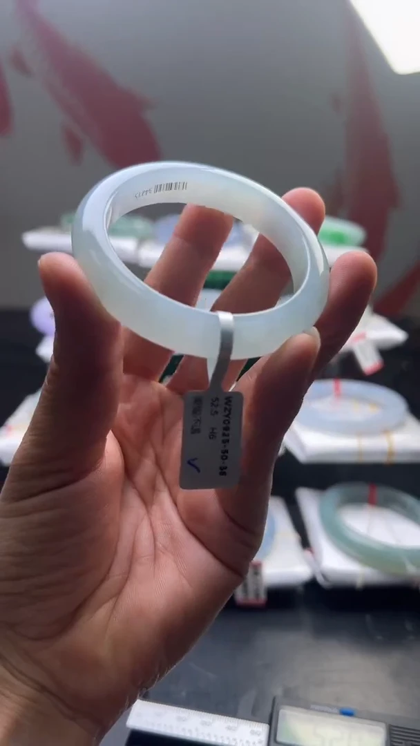 未镶嵌手镯翡翠翡翠手镯13 圈口52 53