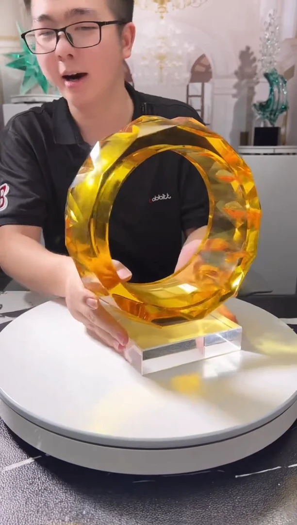 茶宠巴比特美学 光影之环金色闭口