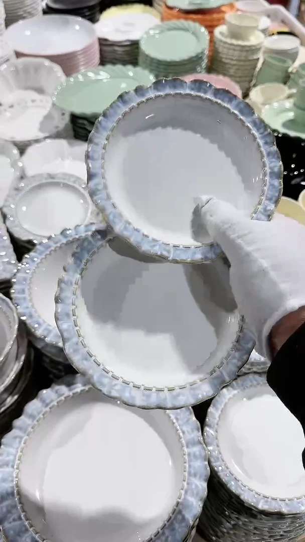 【闪购商品】瓷片2个烟蓝骨碟微瑕 凑满20元包邮