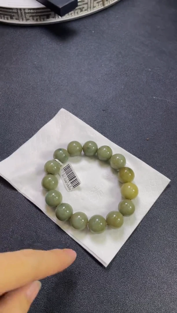 未镶嵌定制翡翠珠串 拍一发一
