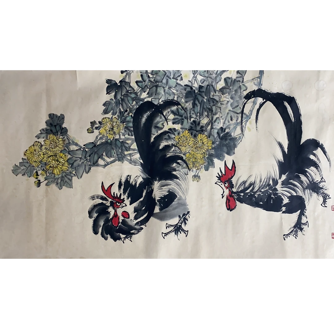 DY4433陈先生 花鸟 纸本178*95 2070