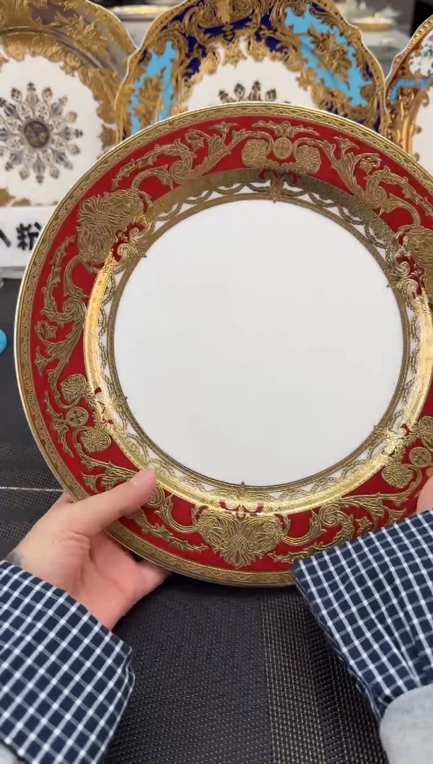 瓷片10.5英寸平盘 1个