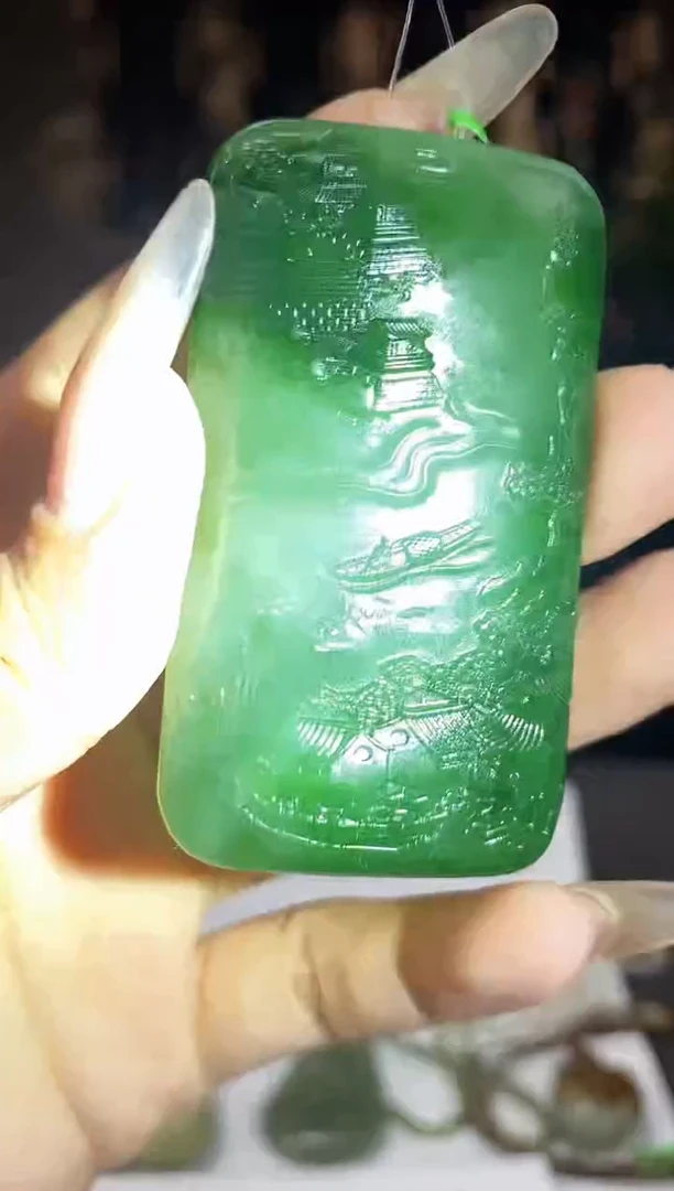 和田玉未镶嵌颈饰A231