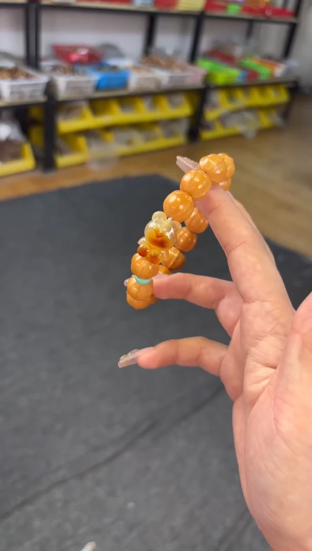 【闪购商品】菩提根/象牙果吊坠12mm猴头鲨鱼背小熊单圈