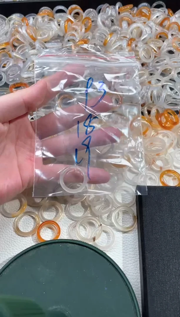 玛瑙/玉髓戒指未镶嵌93