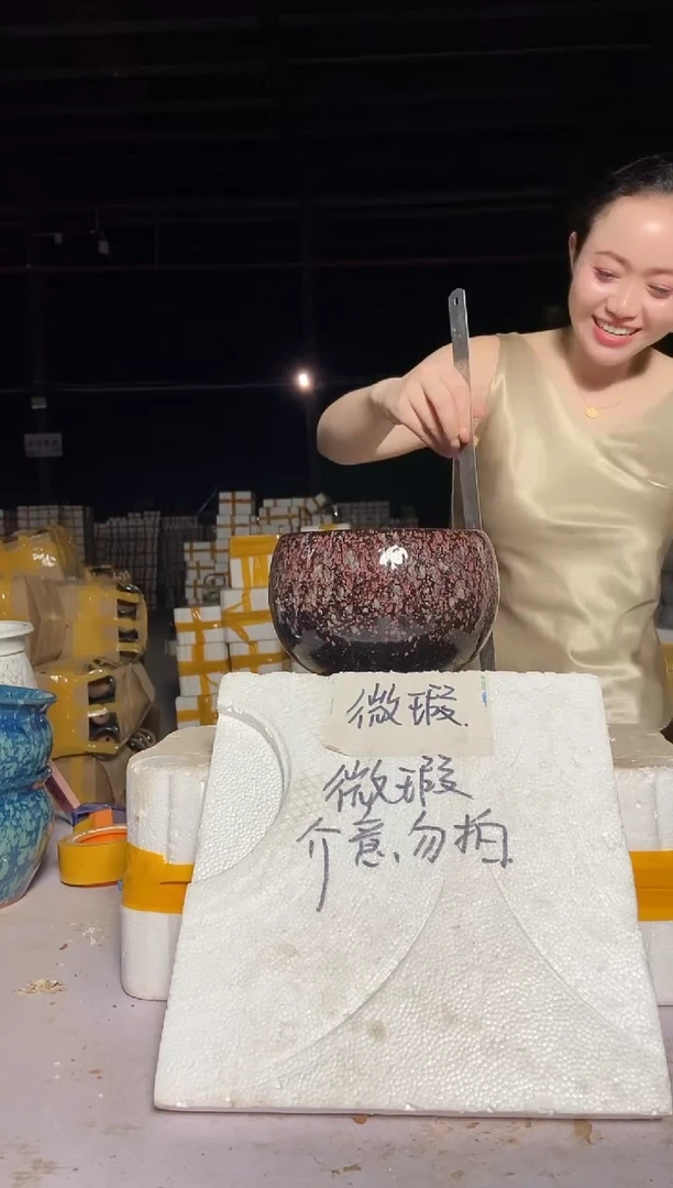 宜兴紫砂粗陶花盆18/20