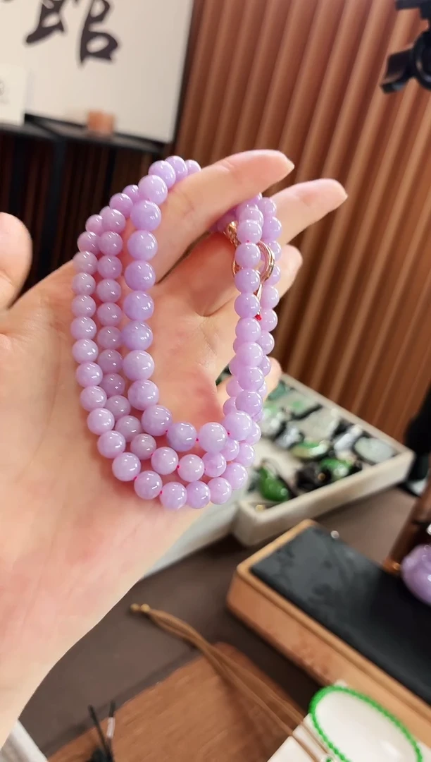 翡翠未镶嵌颈饰珠串