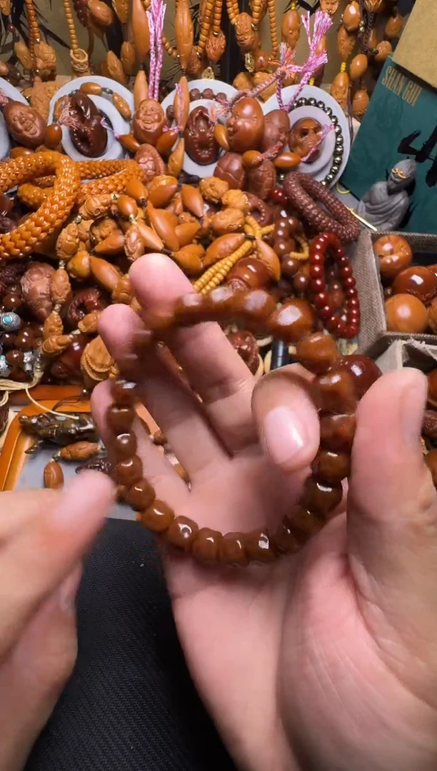 手串橄榄核猴头奶酪瑕疵