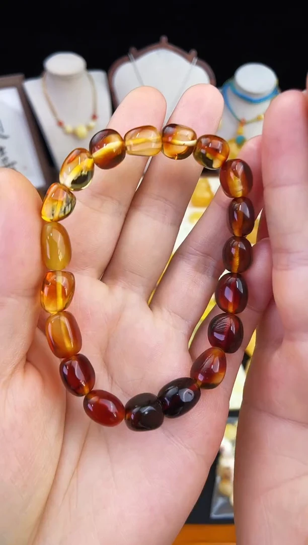 琥珀未镶嵌珠宝奇石柒月