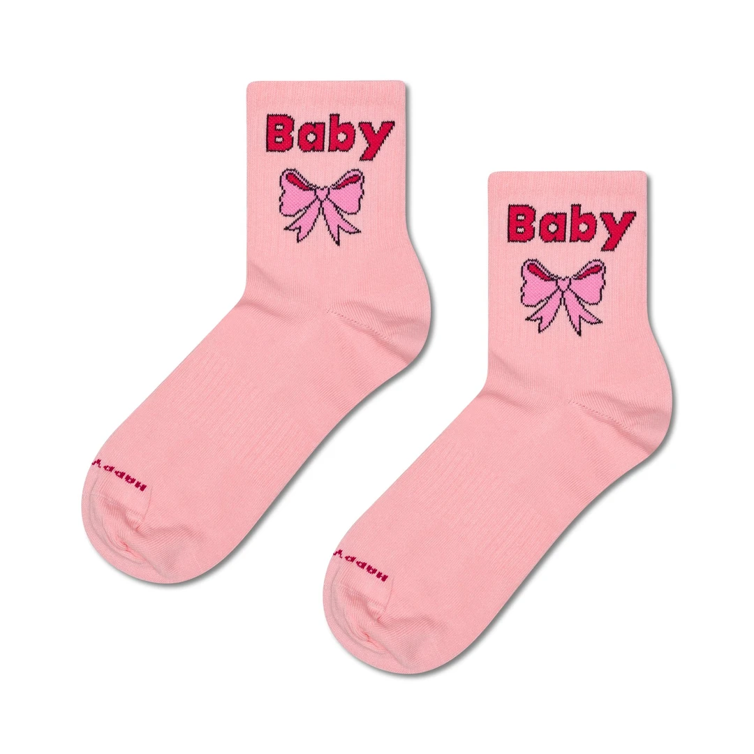 HappySocks2025秋新品1/2 中筒袜四季多巴胺时尚棉袜中筒袜合集