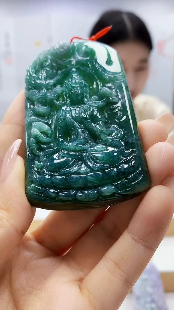 未镶嵌定制翡翠4812ty-毛货挂件20