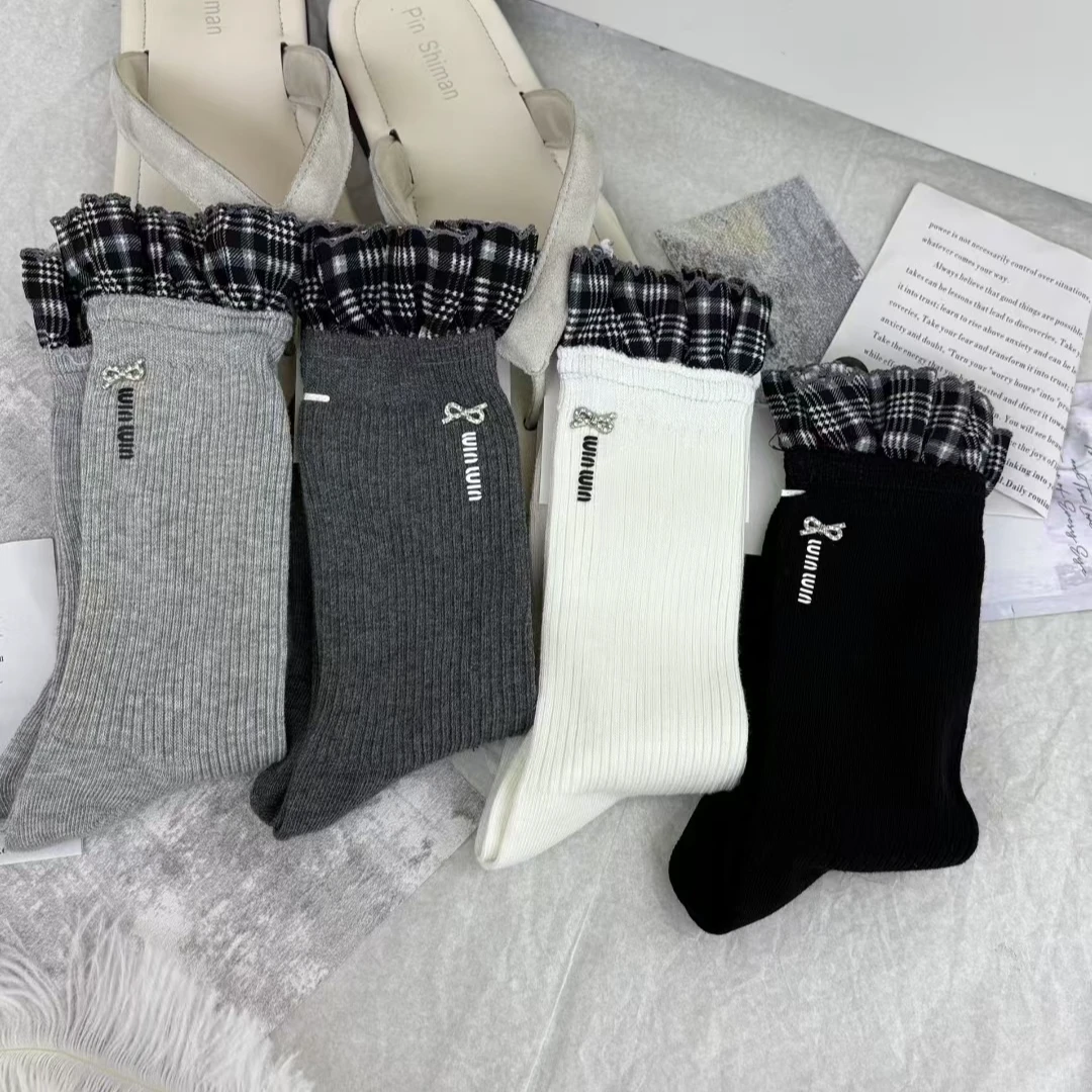 【浮力高货】直播间选款下单链接、堆堆袜、潮袜、饰品袜、韩系、中筒袜、