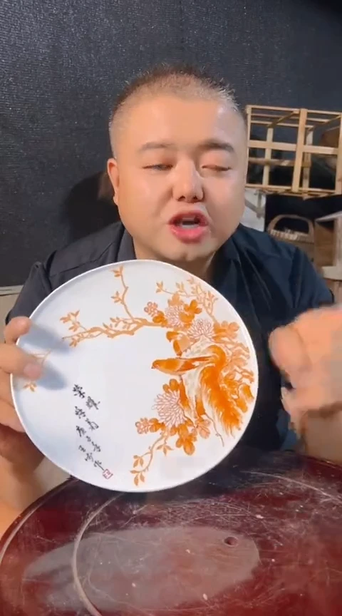 摆件景德镇陶瓷青花摆件54