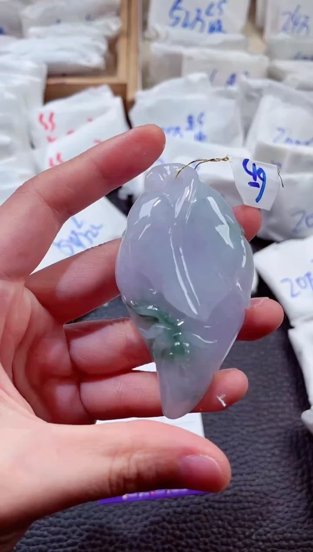 翡翠未镶嵌颈饰00001963