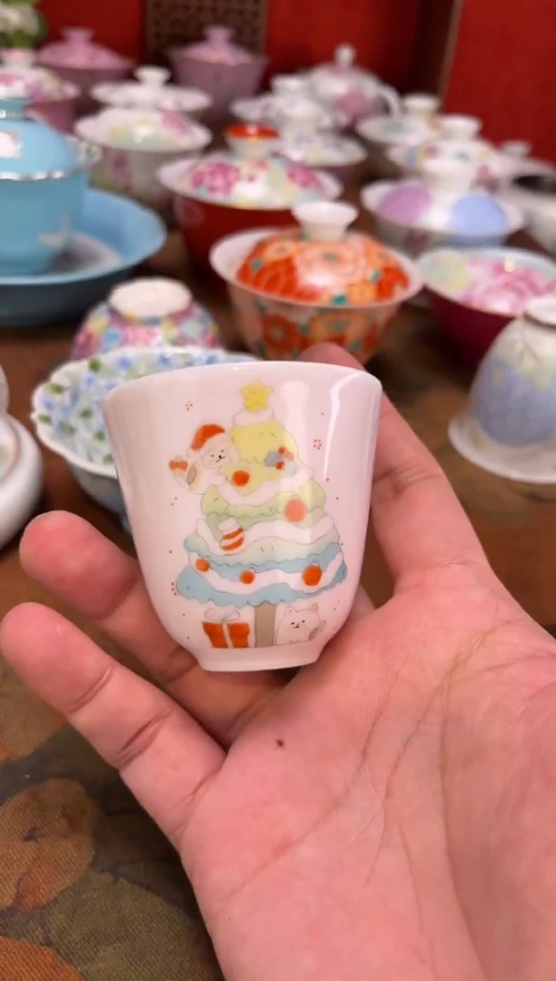景德镇纯手绘陶瓷茶具