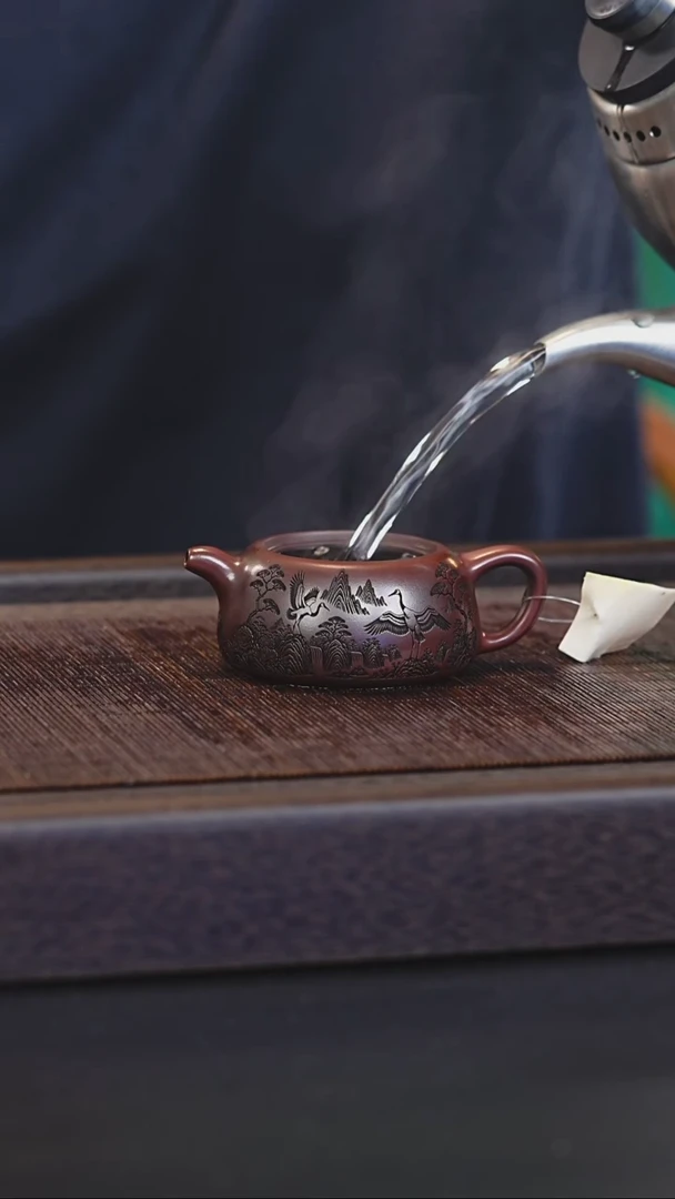 茶壶紫砂宜兴紫砂壶h11386