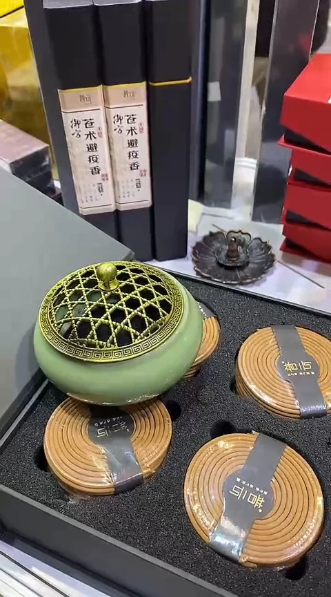 香篆1世**平二苏200克线香+荷塘夜色卧香炉