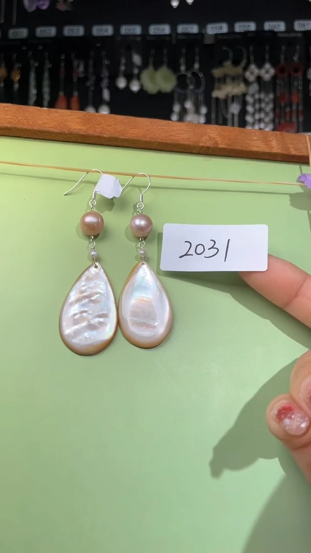 紫晶耳饰银S925镶嵌喜欢拍