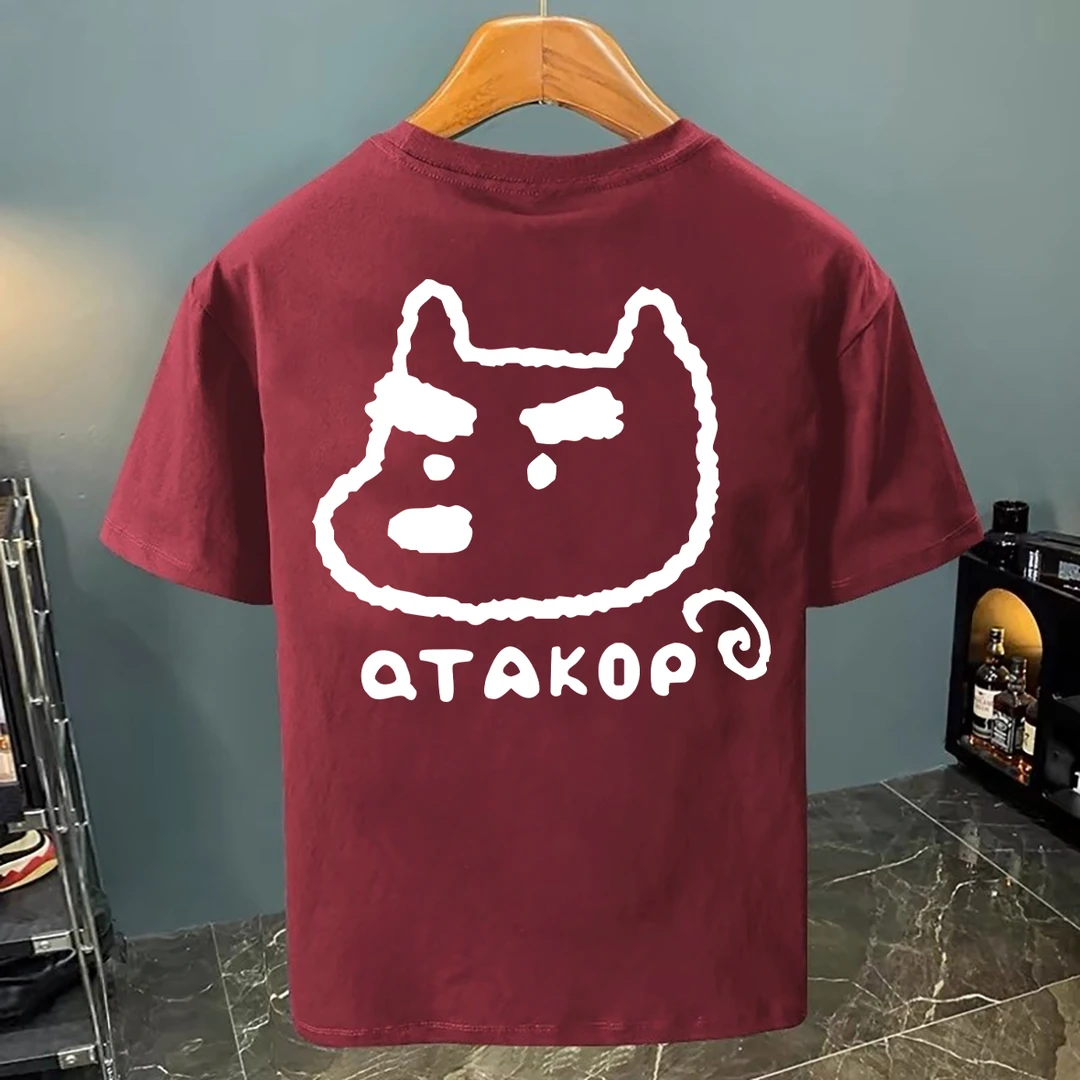 奥特莱斯~清仓捡漏潮流复古100%纯棉短袖T恤男夏个性休闲百搭上衣