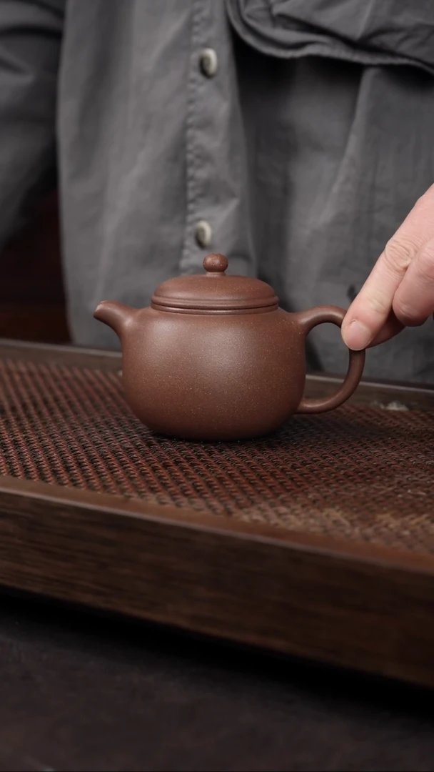 【闪购商品】紫砂茶壶老紫泥匏尊