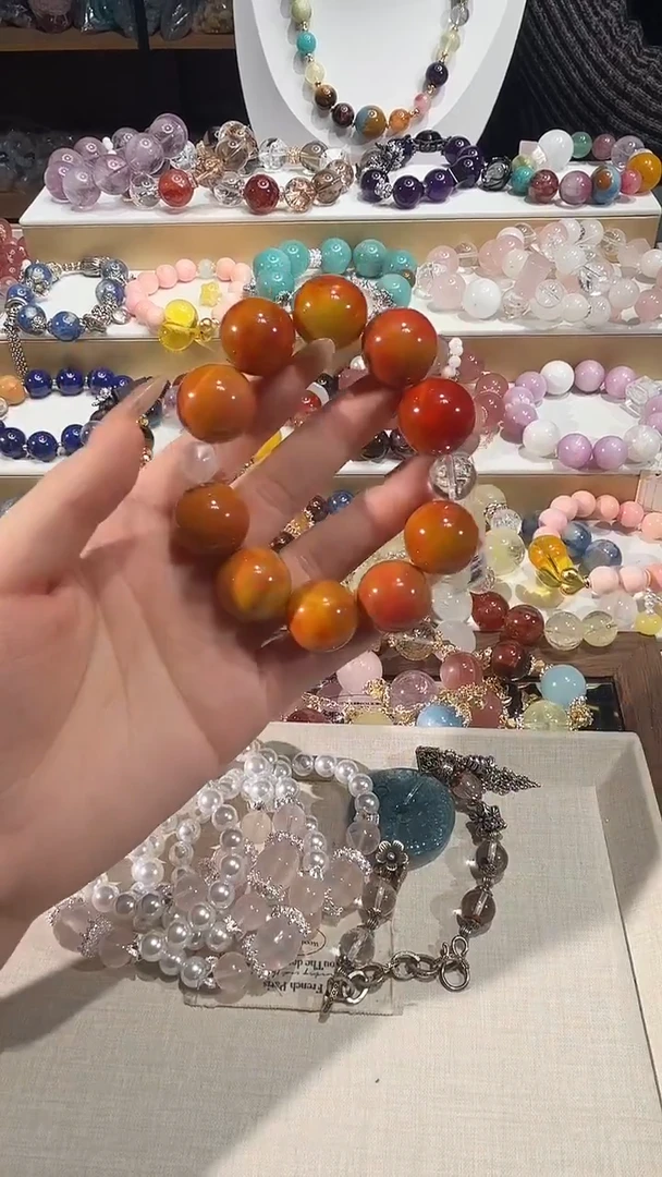 未镶嵌手串玛瑙/玉髓多样性发一