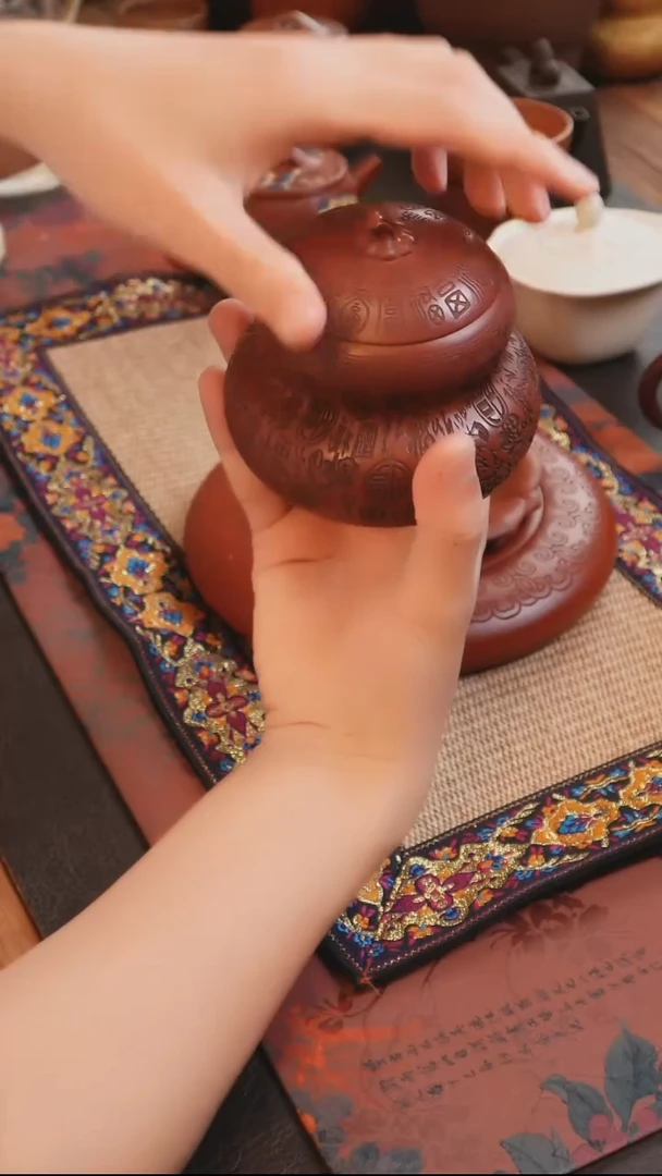 茶杯紫砂见素紫砂 福禄茶叶罐