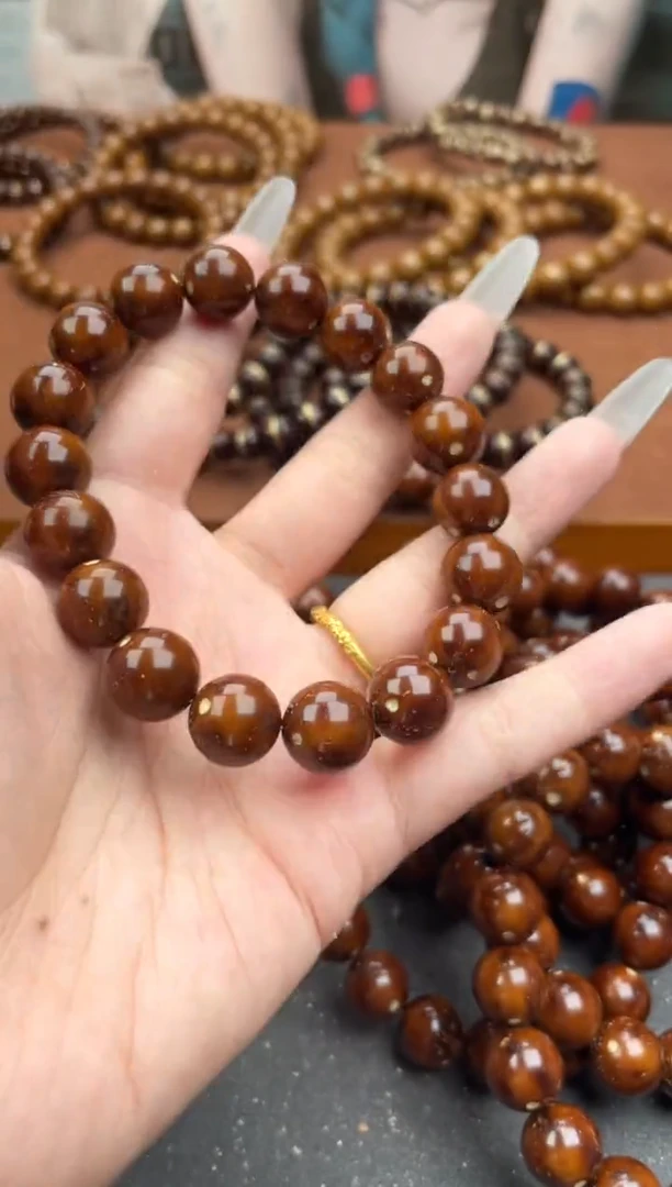 紫金鼠手串7号光珠