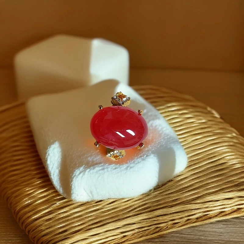 104红玛瑙戒指多样性发货任意一件M