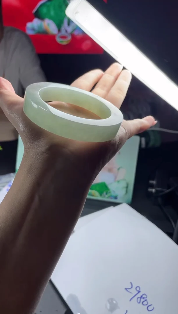 未镶嵌手镯定制翡翠清****意手镯CXY/发一件