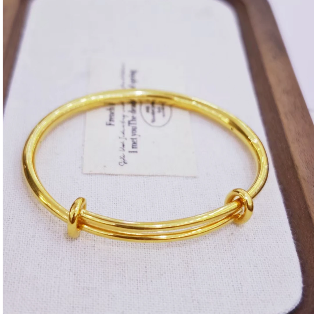 【付付精品】足金999 推拉手镯 精致百搭国风 国庆双11 特惠礼物