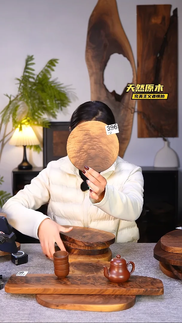 木北美黑胡桃原木.干裂疤结不属于商品质量问题完美主义者慎拍