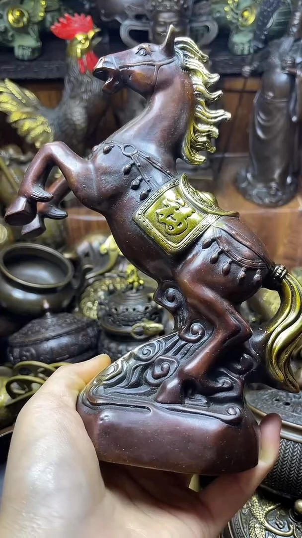 闪购链接，点击下单，有运费险，铜摆件