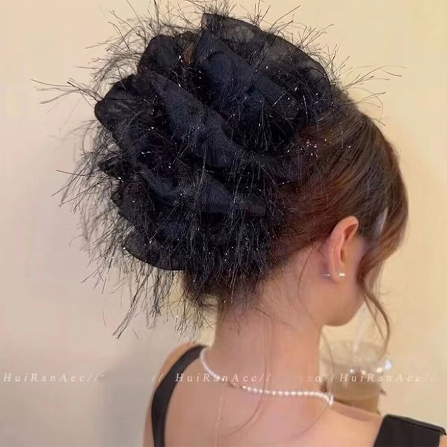 千金风复古港风女气质极简风可爱抓夹优雅高级高档抓夹爆款洋气