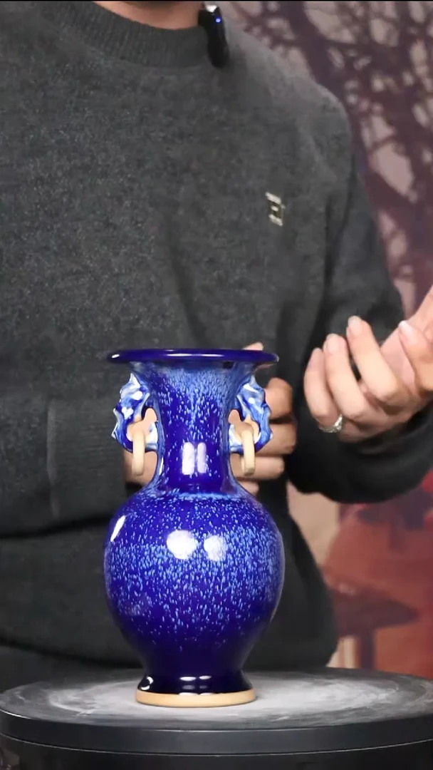 瓷片少年渡钧钧瓷收藏 蓝