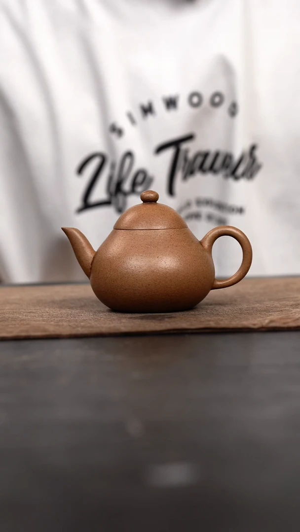 茶壶紫砂原矿手工壶95CC