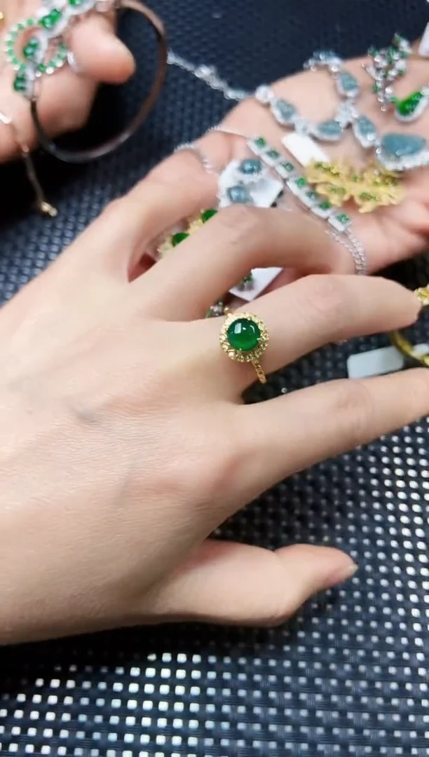 【闪购商品】翡翠戒指未镶嵌11111111111