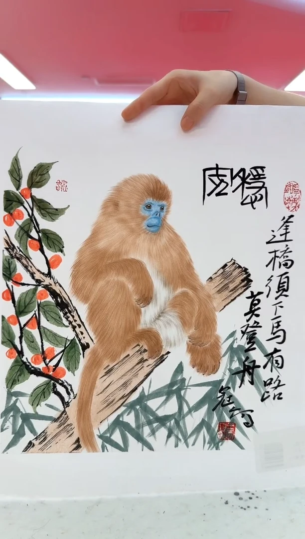 国画20工笔花鸟-王冠人-1平尺