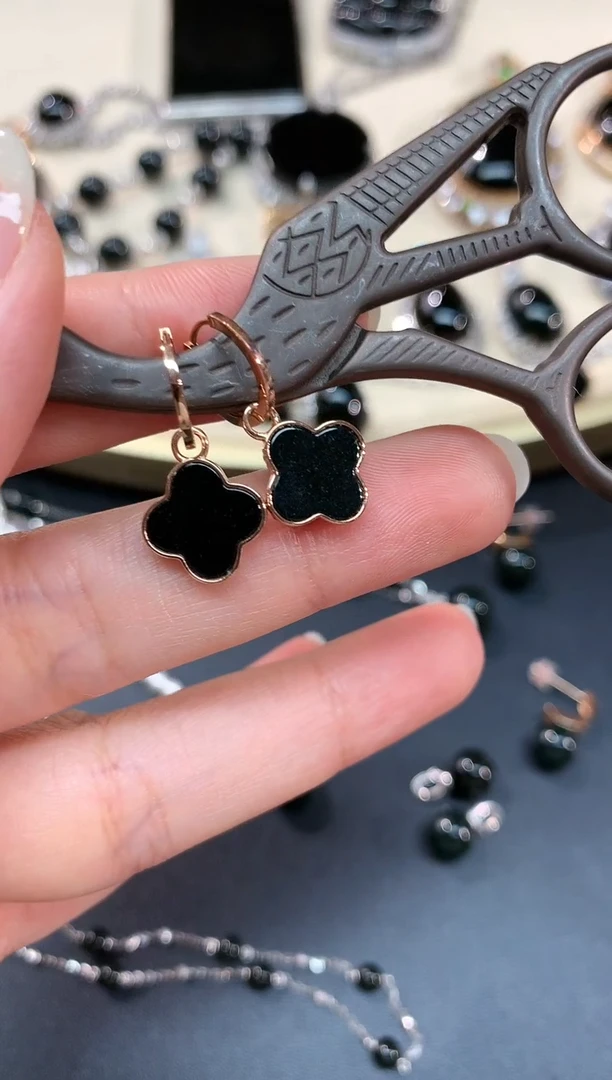 【闪购商品】翡翠耳饰18K金镶嵌耳饰A211|1680