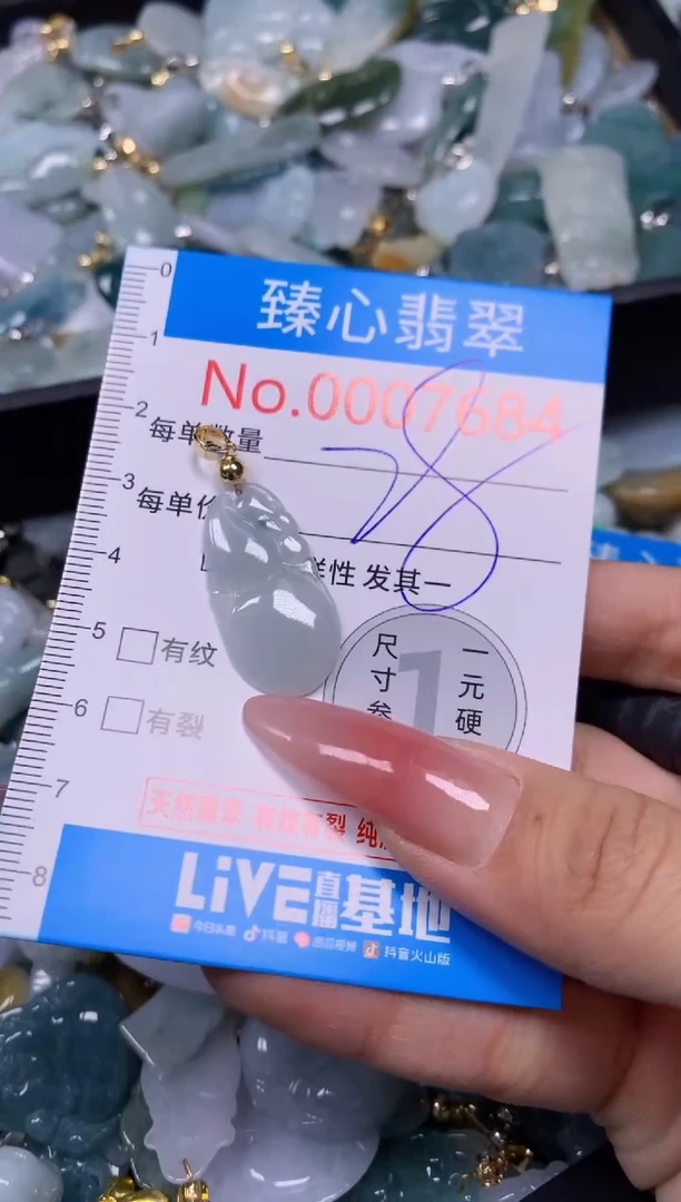 【闪购商品】翡翠颈饰未镶嵌含绳0007684