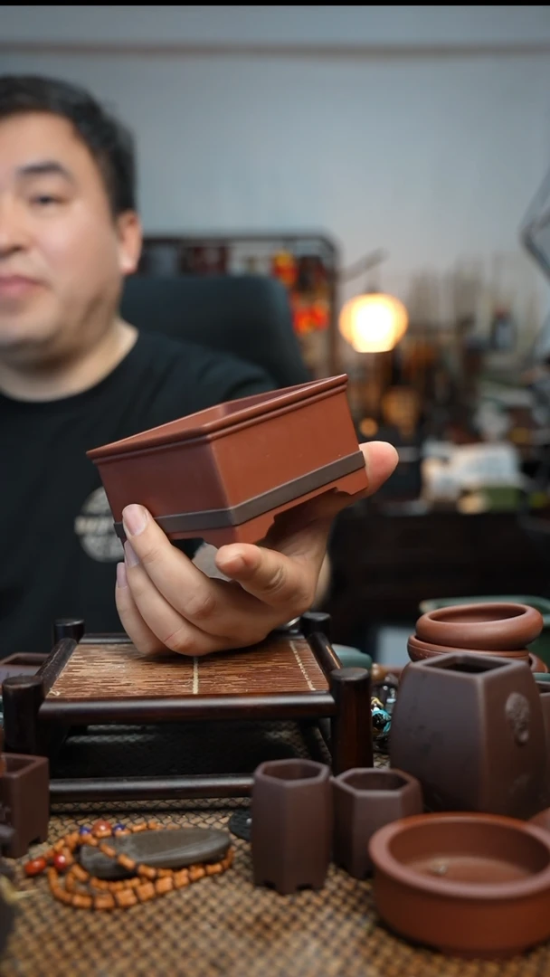 紫砂花盆長木軒精品紫砂