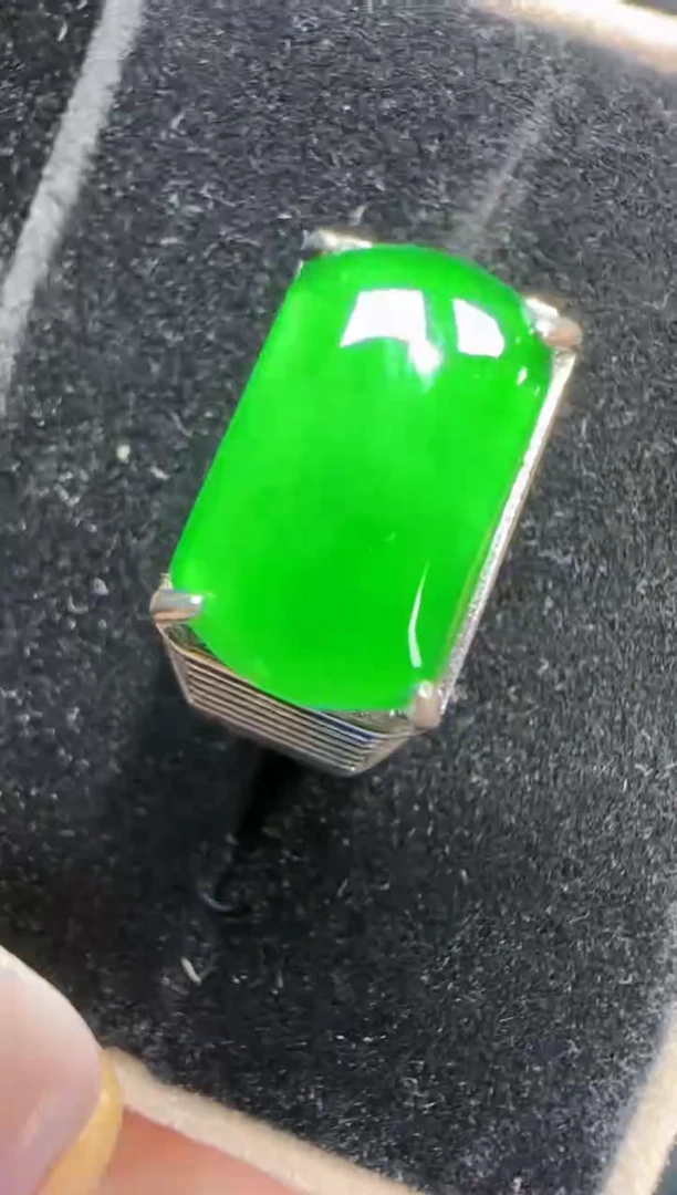 未镶嵌定制翡翠翡翠戒指21