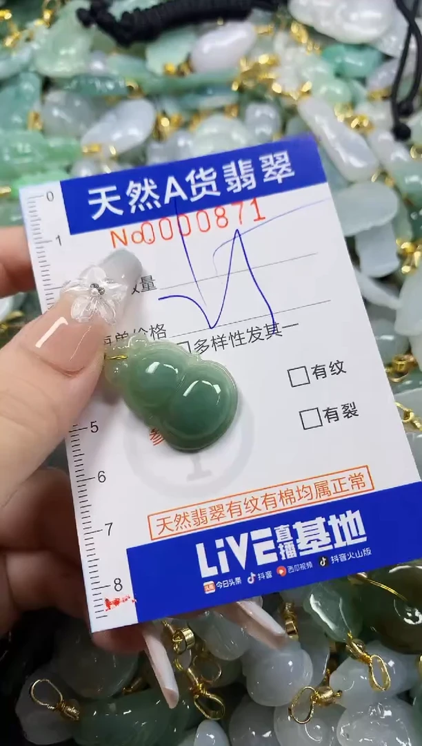 颈饰未镶嵌翡翠天然A货翡翠