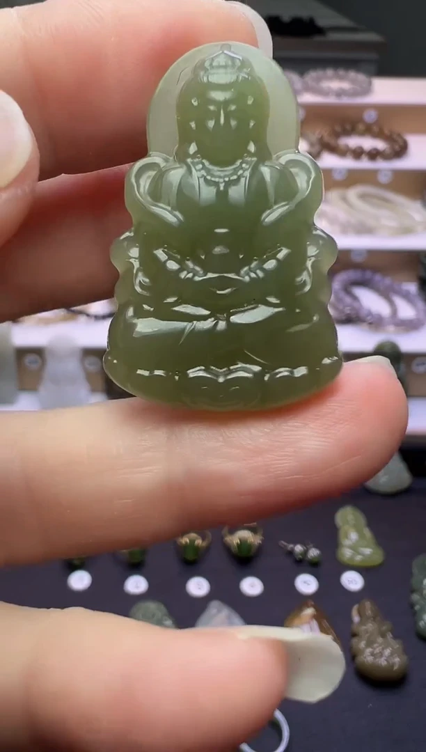 颈饰未镶嵌和田玉44号链接有瑕疵