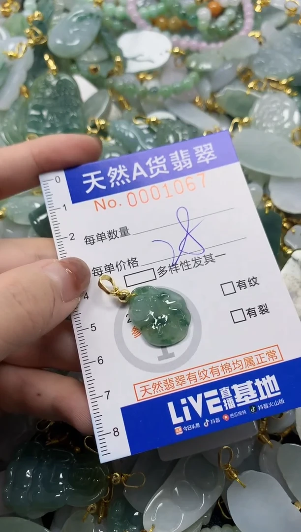 颈饰未镶嵌翡翠天然A货翡翠
