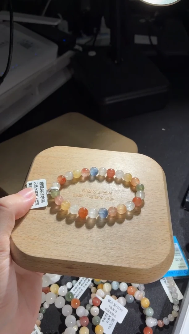 未镶嵌手链水晶240号多样性发一R 7+