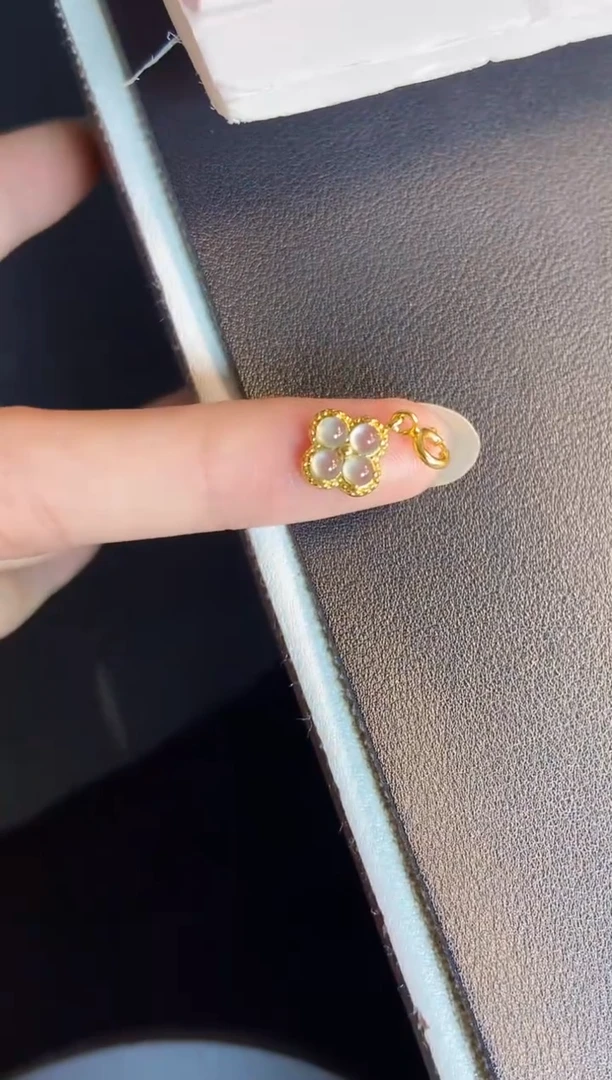 吊坠(不含链)银S925镶嵌翡翠1