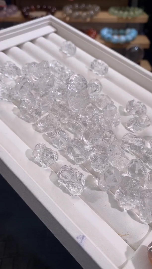 水晶手链未镶嵌白水晶度母多样性发一