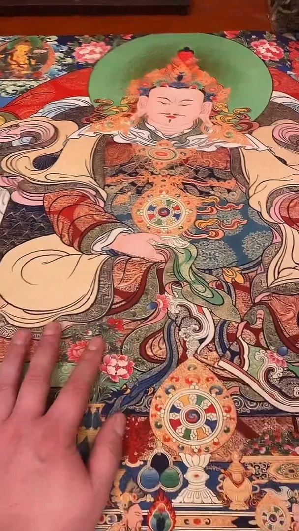 装裱画精美唐卡tk16025