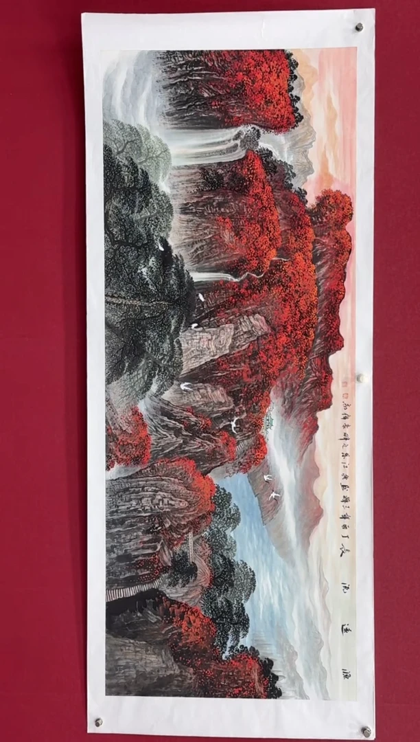 国画国画绘画山水花鸟