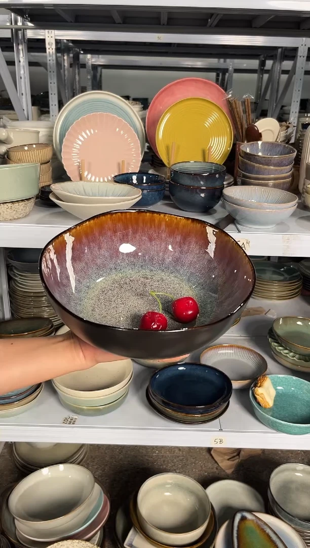 瓷片外贸尾货瑕疵满20包邮X F5D汤碗